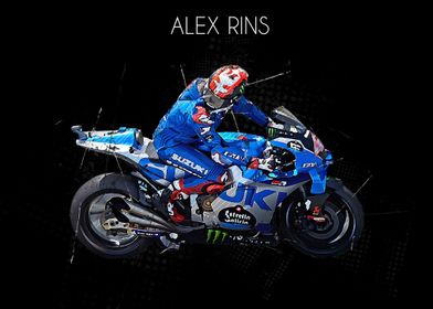 Rider Alex Rins Poster