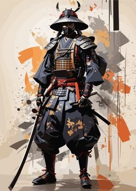 japanese art samurai