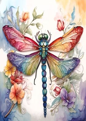 Colorful Dragonfly