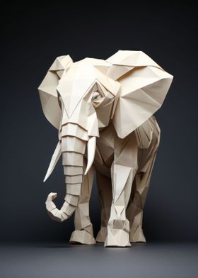 Origami of Elephant