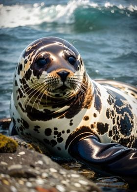 Seals close up