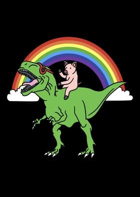 Mini Pig T Rex Dinosaur