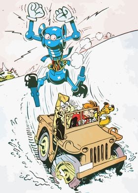 Spirou et Fantasio cartoon