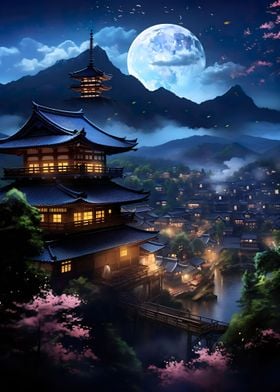 Japanese town