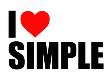 I Love Simple