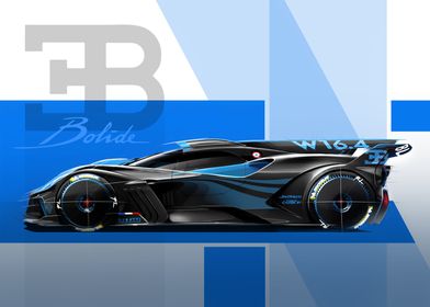 BUGATTI BOLIDE SKETCH