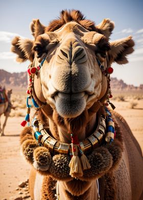 Camels close up