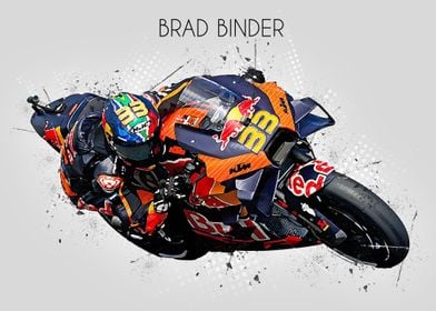Rider Brad Binder Poster 