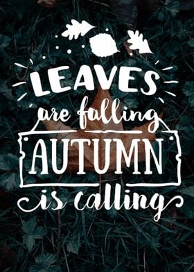 Autumn is calling