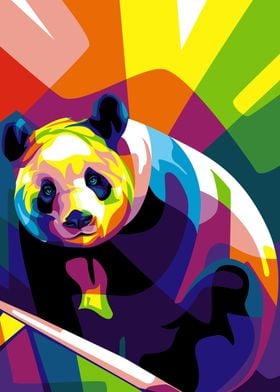 Panda Pop Art