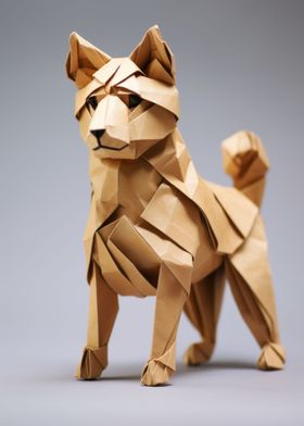 Origami of Dog