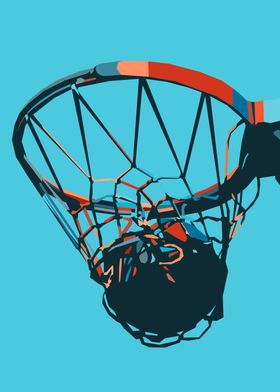 Basketball pop art