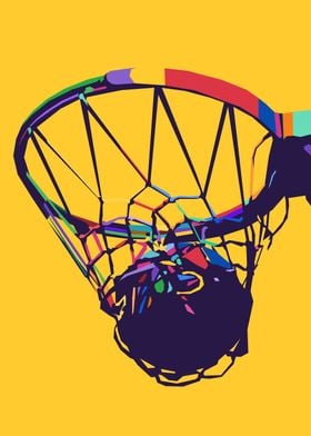 Basketball pop art