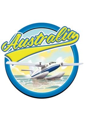 Australia travel logo
