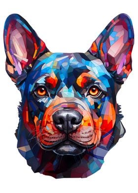 Bulldog Colorful