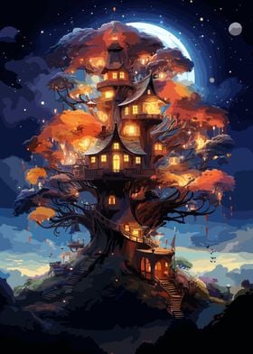 Giant Treehouse Fantasy