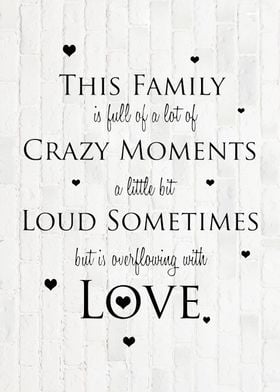 Crazy Loud Love Family