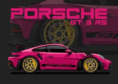 porsche 911 gt3 rs pink