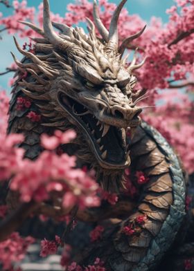 Cherry Blossom Dragon