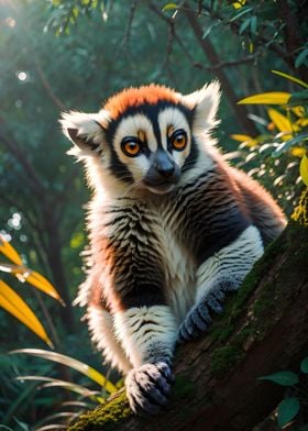 Lemur primates