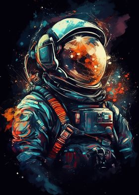 fantasy astronaut galaxy