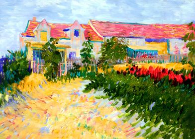 Van Gogh Garden Famhouse