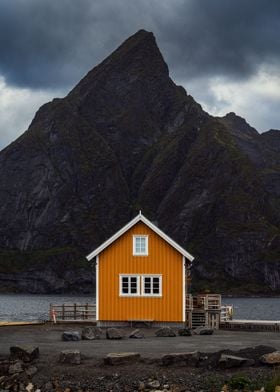 Lonely house on lofoten