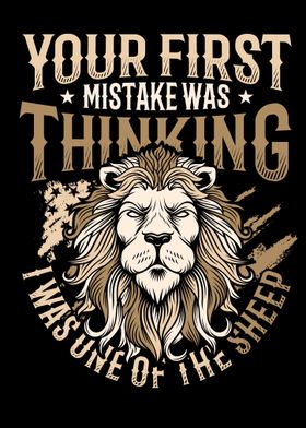 Motivational Lion Quote