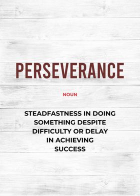 perseverance motivational