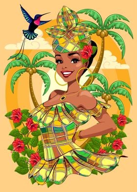 Caribbean girl Beauty