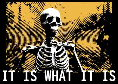 It is what it is skeleton