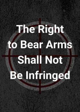 RIGHT TO BEAR ARMS CROSS