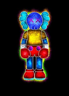 Kaws glitter