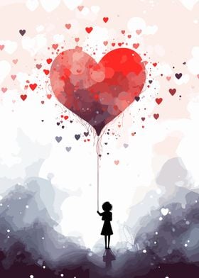 love heart Poster