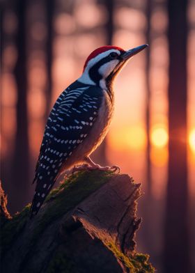 Woodpecker bird