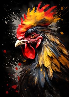 Colorful Rooster