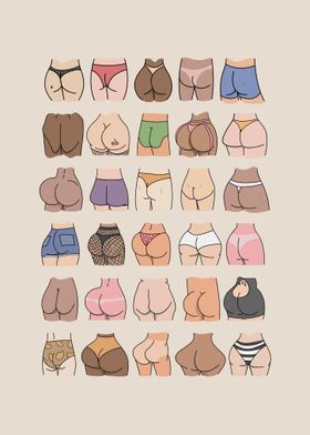Butt funny posters