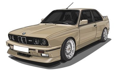 BMW E30 3 Series M3 on BBS