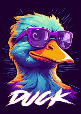 Duck Wearing Sunglasses