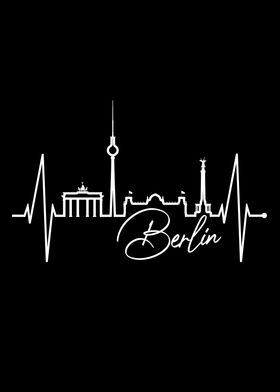 Berlin Skyline Herzschlag