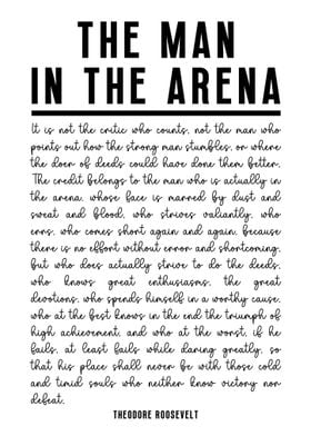 The Man in the Arena