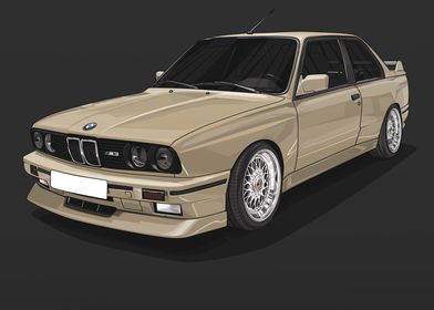 BMW E30 3 Series M3 on BBS