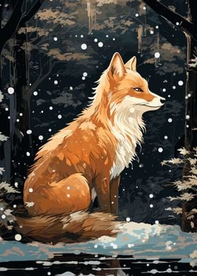 Winter Fox Serenity