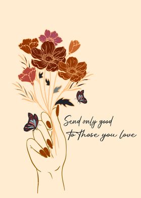 Send only love wildflowers