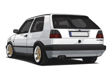 VW Golf MK2 GTI BBS VAG