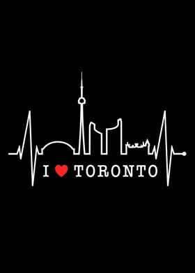 Toronto Skyline Heartbeat