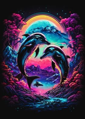 Romantic Dolphins