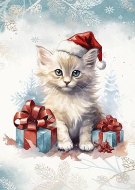 Cat cute Christmas