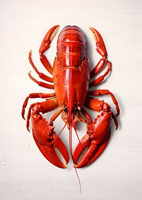 Minimalist Red Lobster