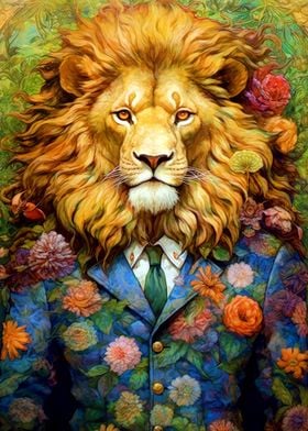 Lion animal art